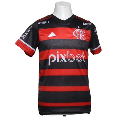Maillot de football (Noir, Rouge) de Adidas Polyester