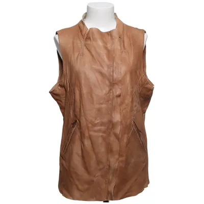 Gilet en cuir (Beige) de OH Collection Cuir
