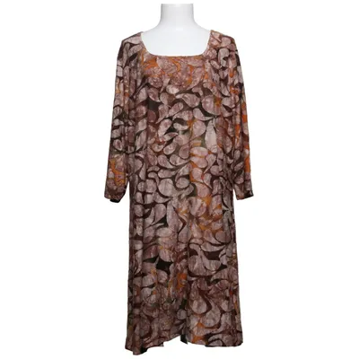 Klänning (Brun, Beige, Flerfärgad) från Pont Neuf Elastan, Polyester, Viskos
