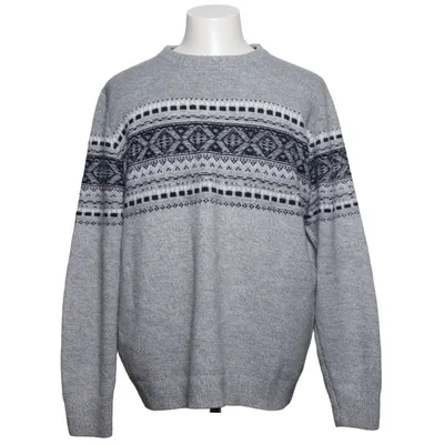 Sweater (Grå, Sort, Hvid) fra Angelo Litrico Akryl, Uld