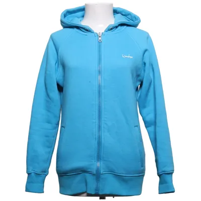 Sweat à capuche (Bleu) de Winshape Coton, Polyester