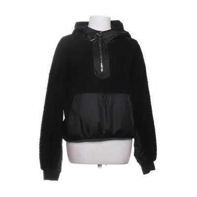 Hoodie (Black) from H&M Sport Elastane, Polyester