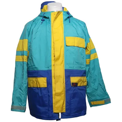 Shell jacket (Blue, Yellow, Turquoise) from CKS Polyamide