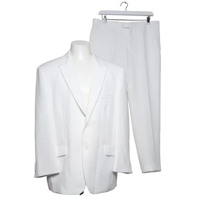 Jakkesæt (Hvid) fra Copyright Polyester