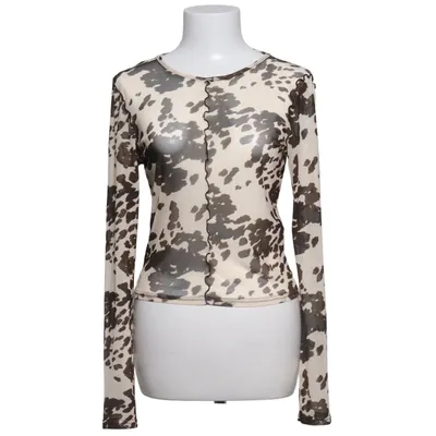 Topp (Beige, Svart) från Urban Outfitters Elastan, Polyester