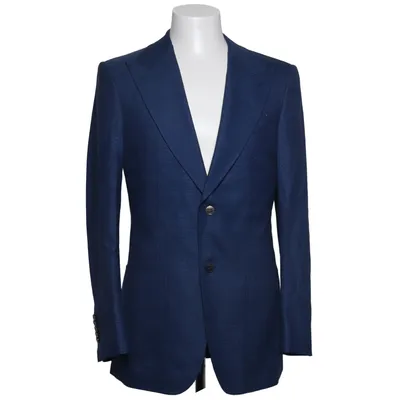 Kavaj (Blå) från Suitsupply Bomull, Polyester, Ull