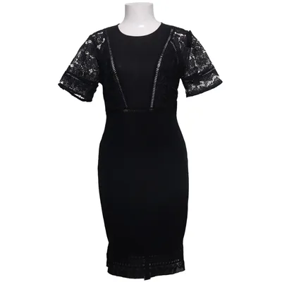 Dress (Black) from French Connection Cotton, Elastane, Polyamide, Polyester, Viscose
