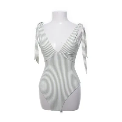 Baddräkt (Grön, Vit) från H&M Elastan, Polyamid, Polyester