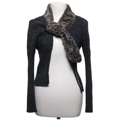Cardigan (Gris) de Eva & Claudi Acrylique, Soie, Laine