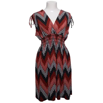 Klänning (Röd, Svart, Vit, Flerfärgad) från Leana Mode Polyester