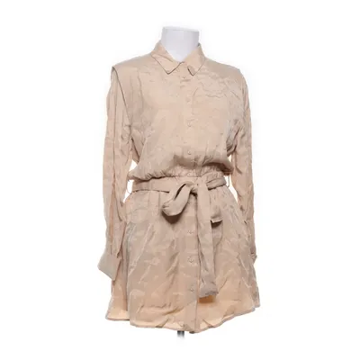 Skjortekjole (Beige) fra Dilvin