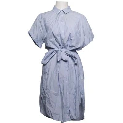 Shirt dress (Blue, White) from L.O.G.G by H&M Cotton