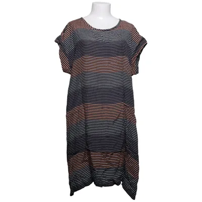 Jurk (Zwart, Oranje, Wit) van Masai Viscose