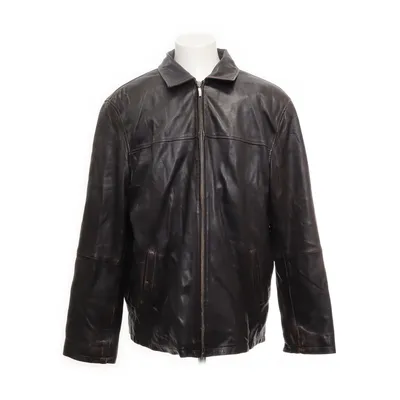Leather jacket (Brown) from Authentic Clothing Company Cotton, Leather, Polyester
