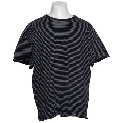 T-shirt (Zwart, Wit) van ADPT Katoen