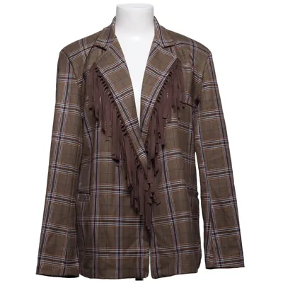 Blazer (Brown) from Luma Elastane, Polyester, Viscose
