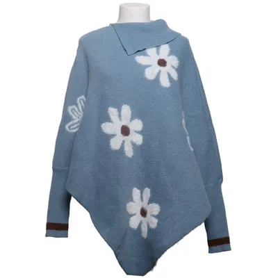 Tröja (Blå, Vit, Brun) från Shein Polyester