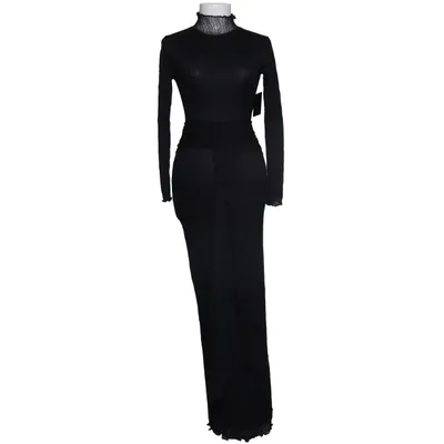 Maxi dress (Black) from JLUXLABEL Elastane, Polyamide, Polyester