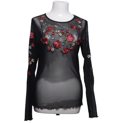 Topp (Svart, Flerfärgad) från Lindex Elastan, Polyester