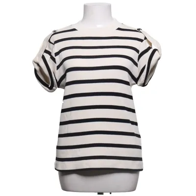 Sweater (White, Black) from Massimo Dutti Cotton