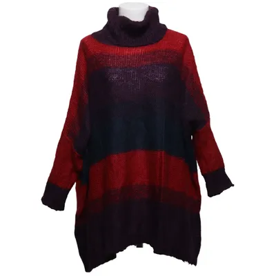 Polotröja (Lila, Röd) från M Wiesneck Akryl, Mohair