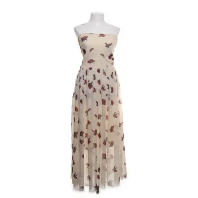 Halternek jurk (Beige, Rood) van Ganni