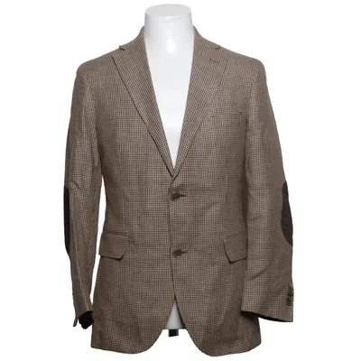 Blazer (Bruin) van Lund & Lund Linnen, Wol