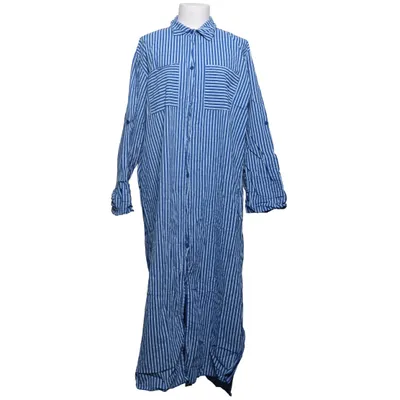 Skjortklänning (Blå, Vit) från Lululia Bomull