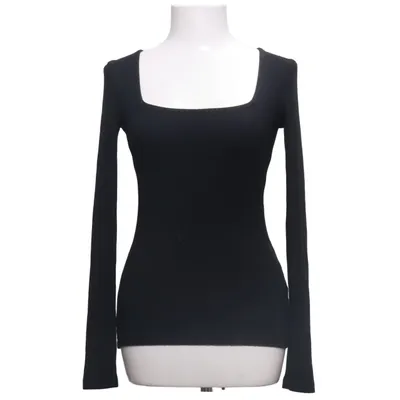 Top (Zwart) van Edited Elastaan, Viscose