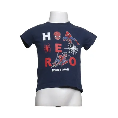 T-shirt (Blå, Röd, Vit) från Marvel Spiderman Bomull, Polyester