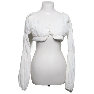 Crop top (Vit) från Angelica Blick x NA-KD Polyester, Viskos
