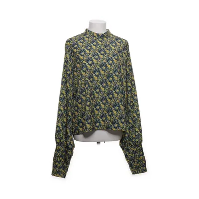 Blouse (Blue, Multicolored) from Ghospell Polyester
