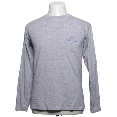 Langærmet t-shirt (Grå) fra Champion Akryl, Bomuld