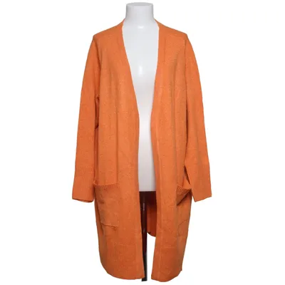 Cardigan (Orange) from Zizzi Elastane, Polyamide, Polyester