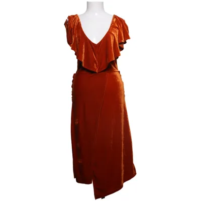 Kleid (Orange) von Aéryne Elasthan, Polyester