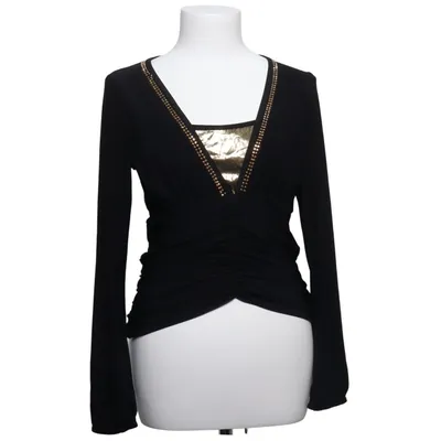 Top (Black, Gold) from Progress Elastane, Polyester