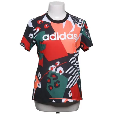 T-shirt (Zwart, Meerkleurig) van Adidas Polyester