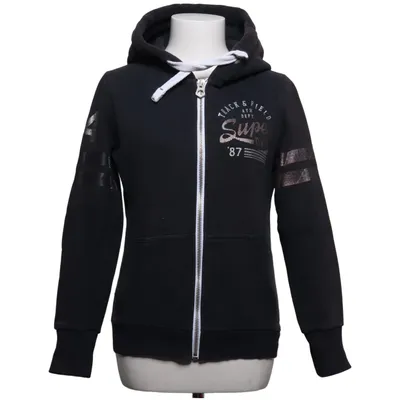 Hoodie (Black) from Superdry Track & Field Cotton, Polyester