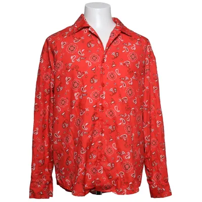 Skjorte (Rød, Hvid, Brun) fra Mennace Polyester