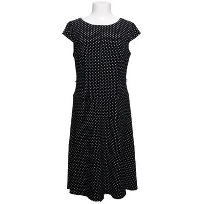 Jurk (Zwart, Wit) van Anne Klein Elastaan, Polyester
