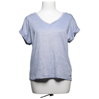 Top (Blauw) van Garcia Katoen, Metallvezel, Polyester