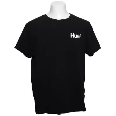 T-shirt (Zwart) van Huel Katoen, Elastaan