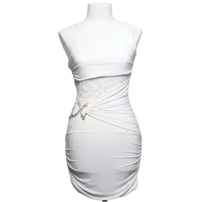 Cocktail dress (White) from Young Blood Elastane, Polyester