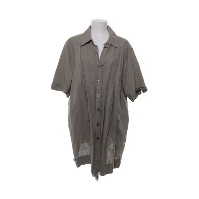 Blouse (Green, Petrol green) from Ellbi Linen