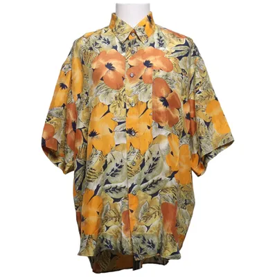 Short sleeve shirt (Yellow, Orange, Multicolored) from Anyway Silk