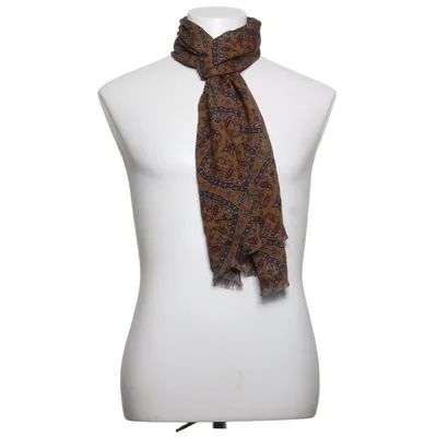 Sjal (Brun, Blå, Rød) fra Suitsupply Silke, Uld