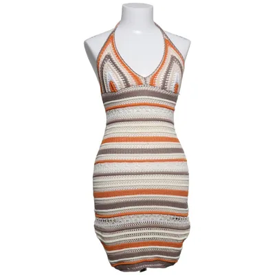 Strandkjole (Hvid, Brun, Orange) fra Shein Polyester