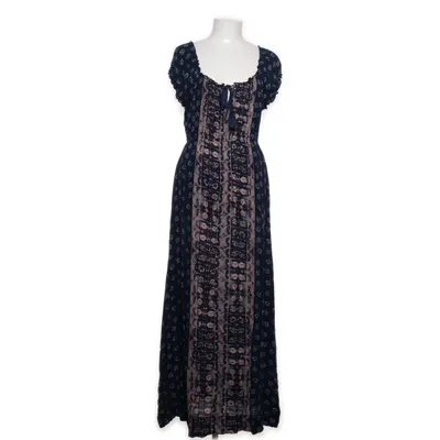 Maxi jurk (Blauw, Meerkleurig) van Happy Holly