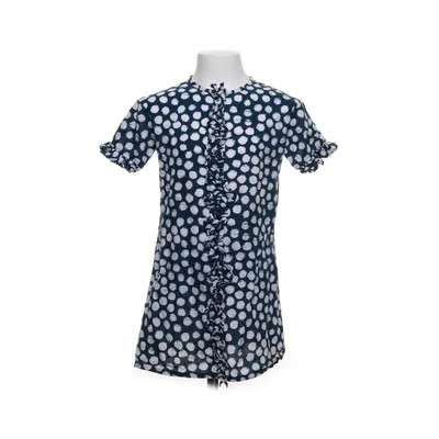 Jurk (Blauw, Wit) van Cactico Katoen