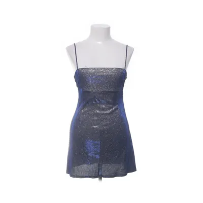 Cocktailjurk (Blauw, Zilver) van Urban Outfitters Metallvezel, Polyester